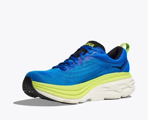 Hoka Bondi 8 D Mens Running Shoe-Electric Cobalt/Lettuce sold by Sportsmans Warehouse product image thumbnail 3