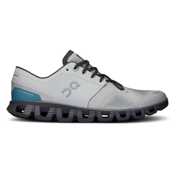 On Cloud X 3 D Mens Running Shoe Glacier/Iron sold by Sportsmans Warehouse
