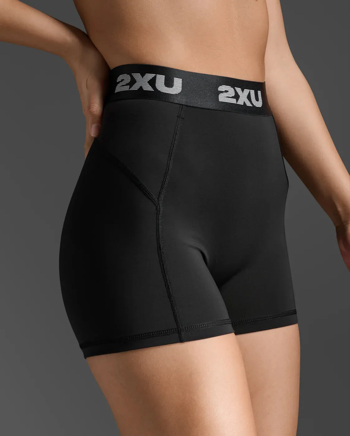 2XU Womens 3 Inch Everyday Compression Short-Black/Black sold by Sportsmans Warehouse