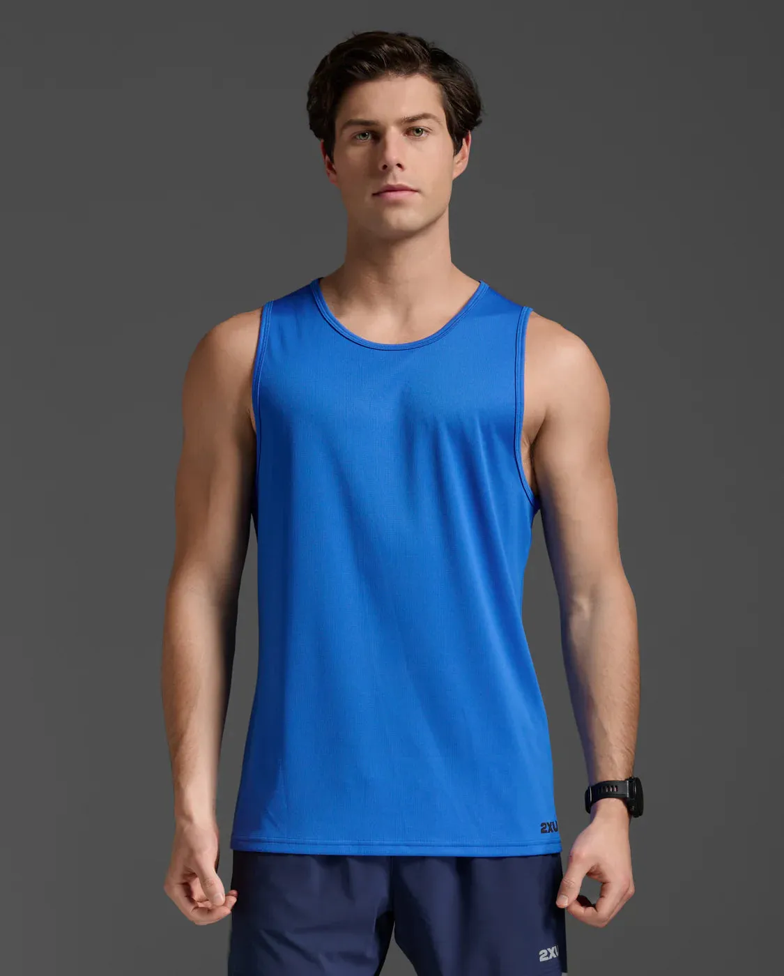 2XU Mens Aero Tank-Nebula/Black Ref sold by Sportsmans Warehouse