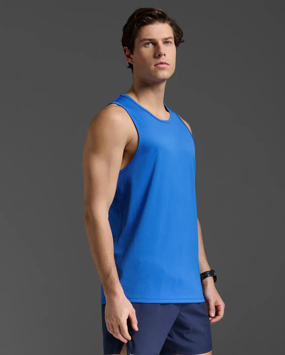 2XU Mens Aero Tank-Nebula/Black Ref sold by Sportsmans Warehouse product image thumbnail 3