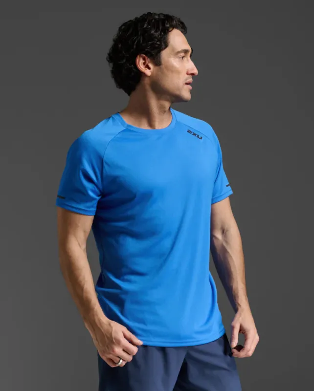 2XU Mens Aero Tee-Nebula/Black Ref sold by Sportsmans Warehouse