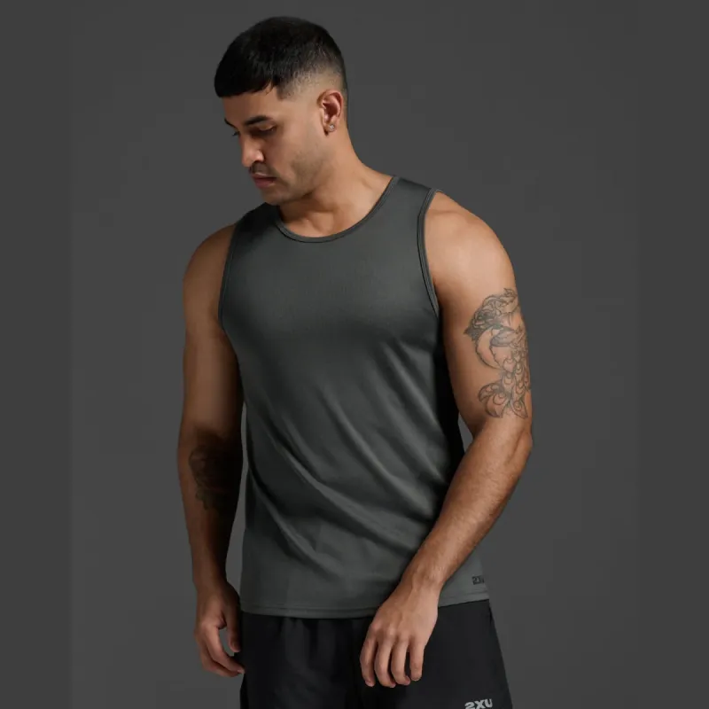 2XU Mens Aero Tank-Jupiter/Black Ref sold by Sportsmans Warehouse