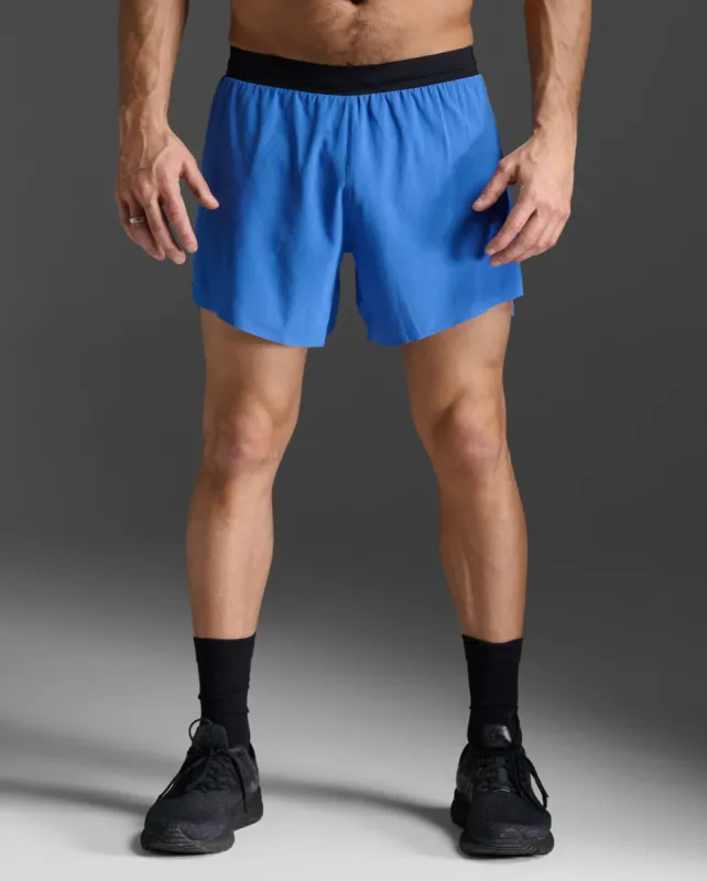 2XU Mens Light Speed Stash 5 Inch Short-Nebula/Black Ref sold by Sportsmans Warehouse