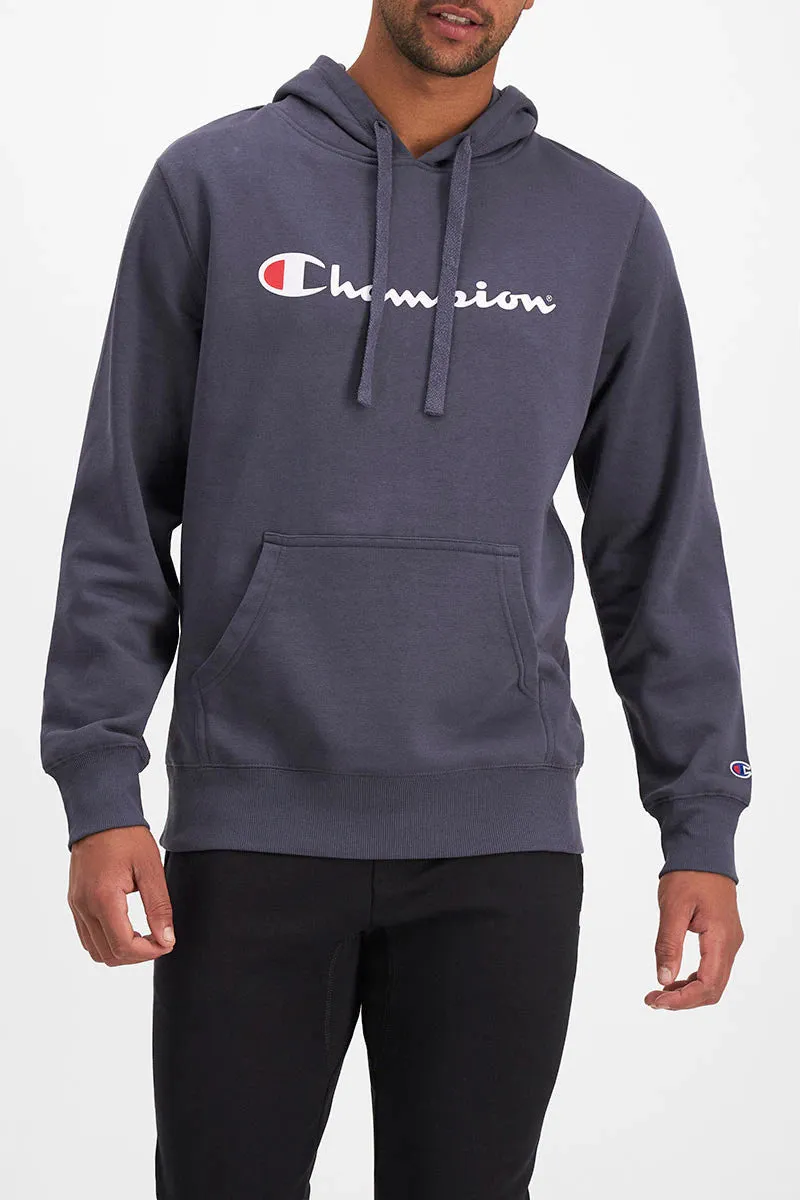 Champion Mens Script Hoodie - Blue sold by Sportsmans Warehouse