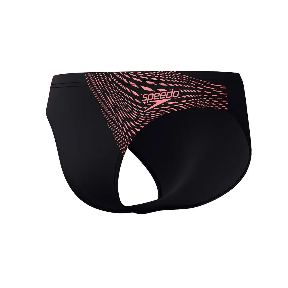 Speedo Mens Medley Logo 7cm Brief-Black/Coral Sands sold by Sportsmans Warehouse product image thumbnail 5