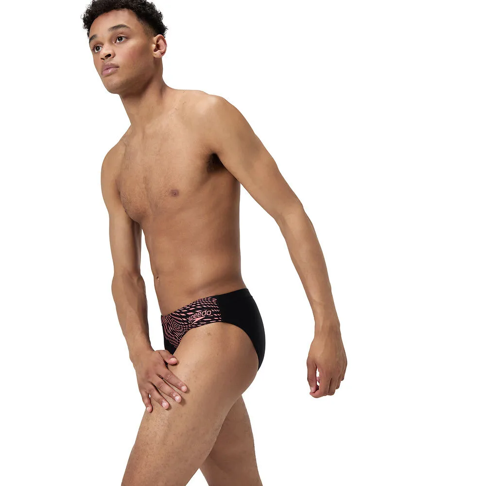 Speedo Mens Medley Logo 7cm Brief-Black/Coral Sands sold by Sportsmans Warehouse product image thumbnail 2