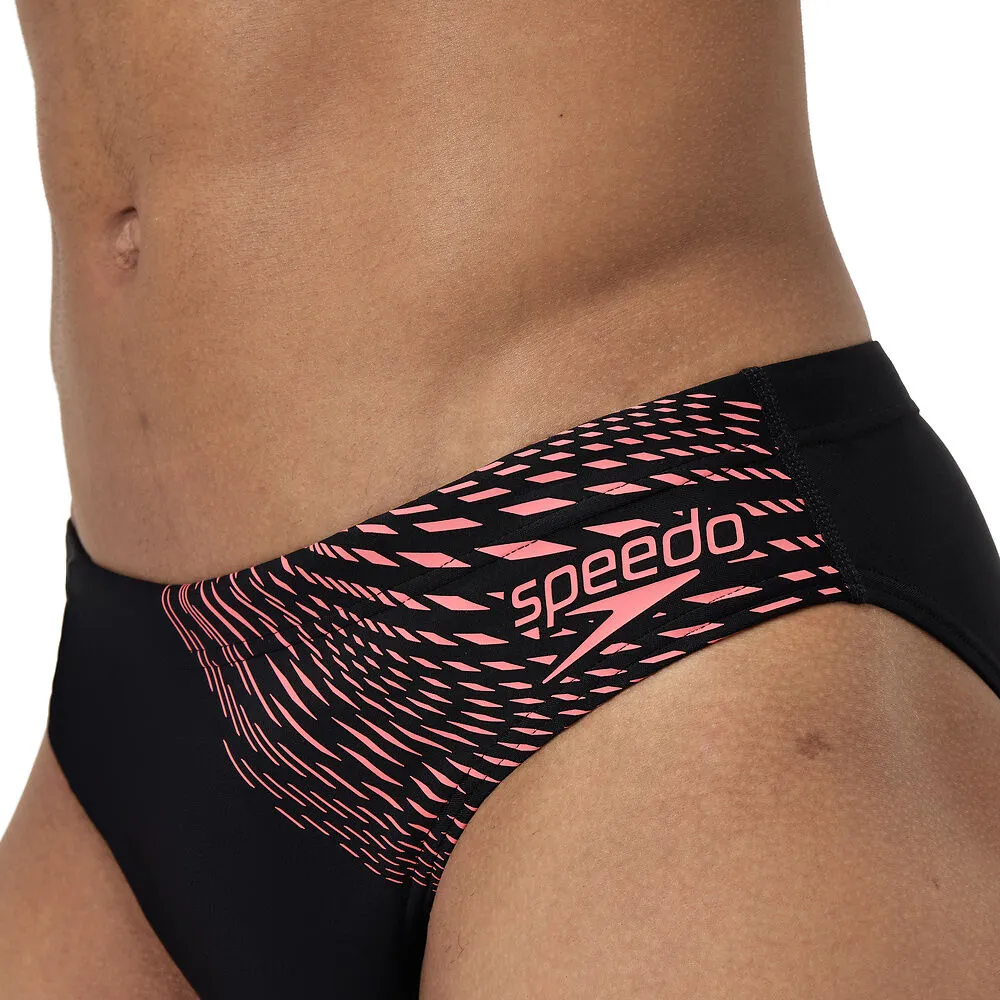 Speedo Mens Medley Logo 7cm Brief-Black/Coral Sands sold by Sportsmans Warehouse product image thumbnail 4