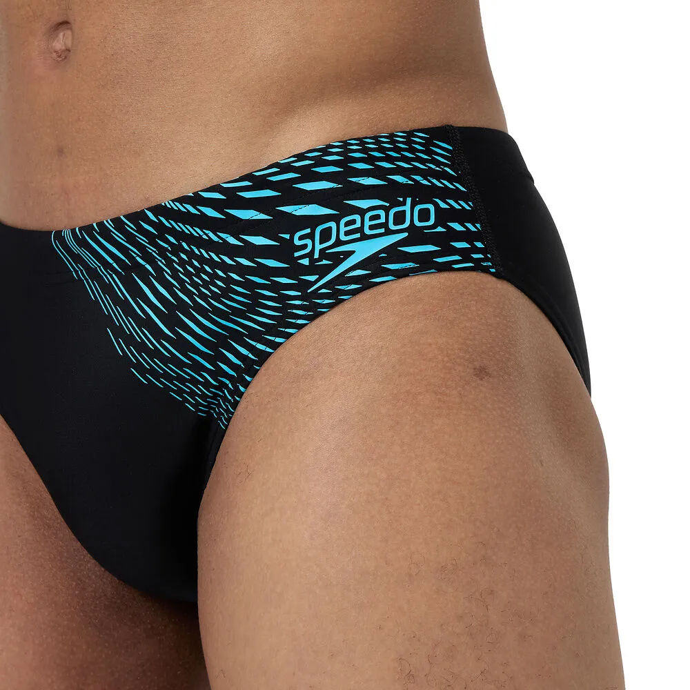 Speedo Mens Medley Logo 7cm Brief-Black/Blue sold by Sportsmans Warehouse product image thumbnail 4