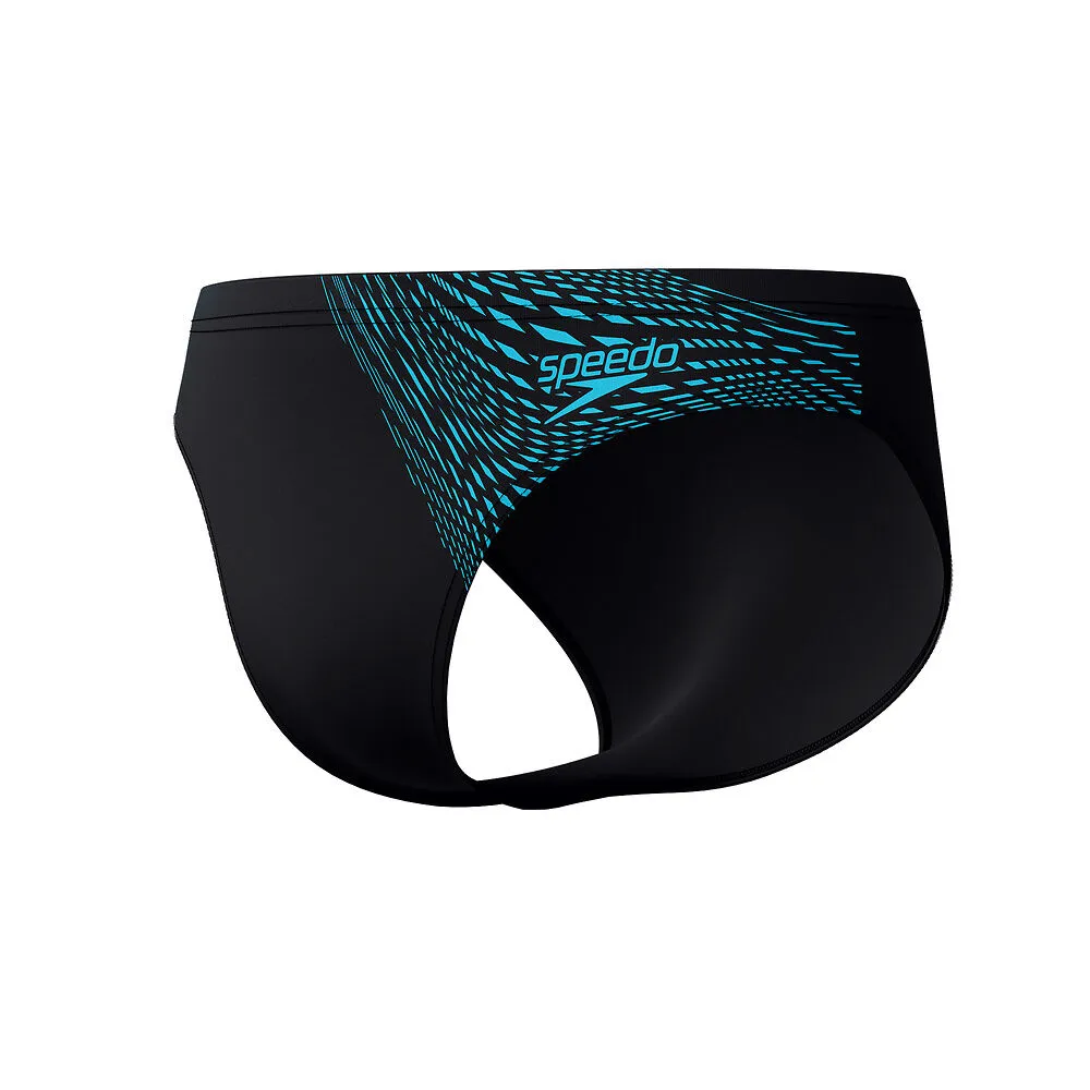 Speedo Mens Medley Logo 7cm Brief-Black/Blue sold by Sportsmans Warehouse product image thumbnail 5