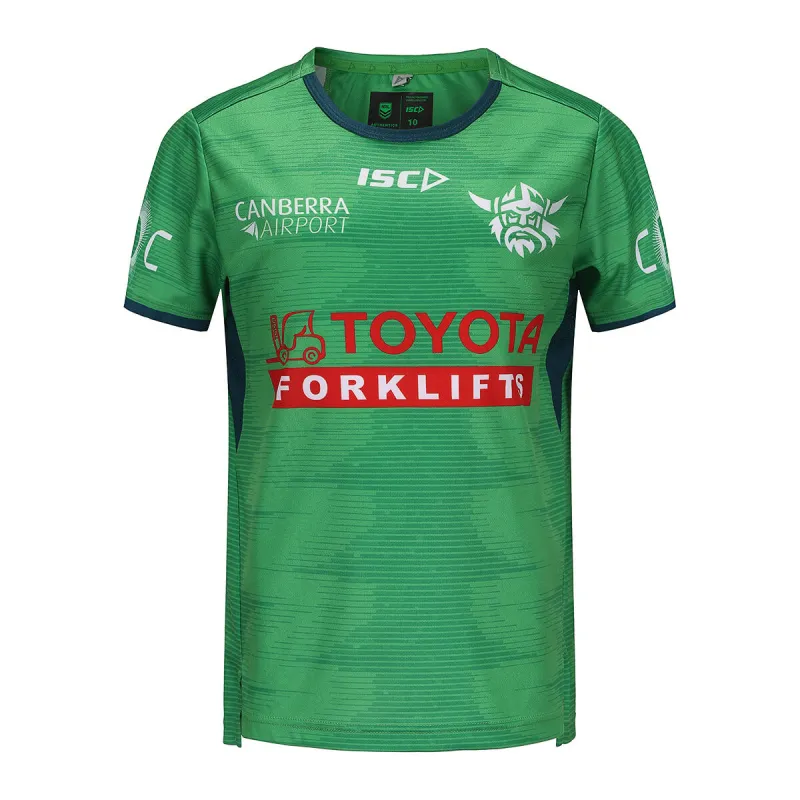 ISC Canberra Raiders 2025 Training Tee-Green sold by Sportsmans Warehouse