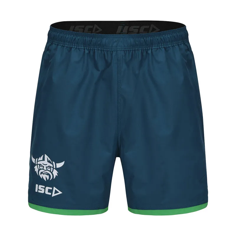 ISC Canberra Raiders 2025 Training Shorts-Jungle/Green sold by Sportsmans Warehouse