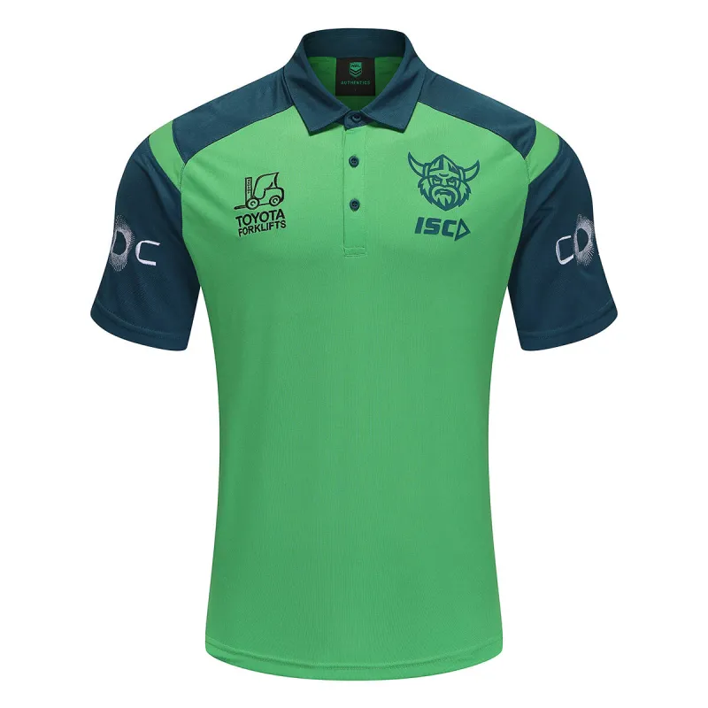 ISC Canberra Raiders 2025 Polo-Green/Jungle made by Sportsmans Warehouse