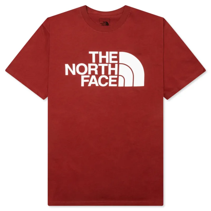 The North Face Mens SS Half Dome Tee-Iron Red sold by Sportsmans Warehouse
