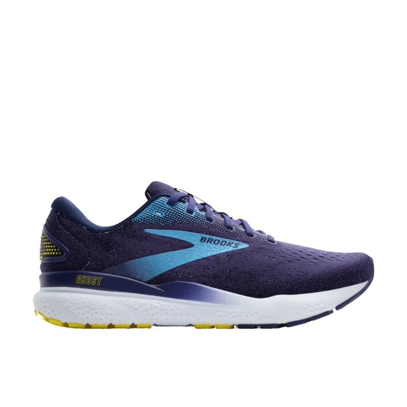 Brooks Mens Ghost 16-Blue/Bonnie Blue/Yellow sold by Sportsmans Warehouse