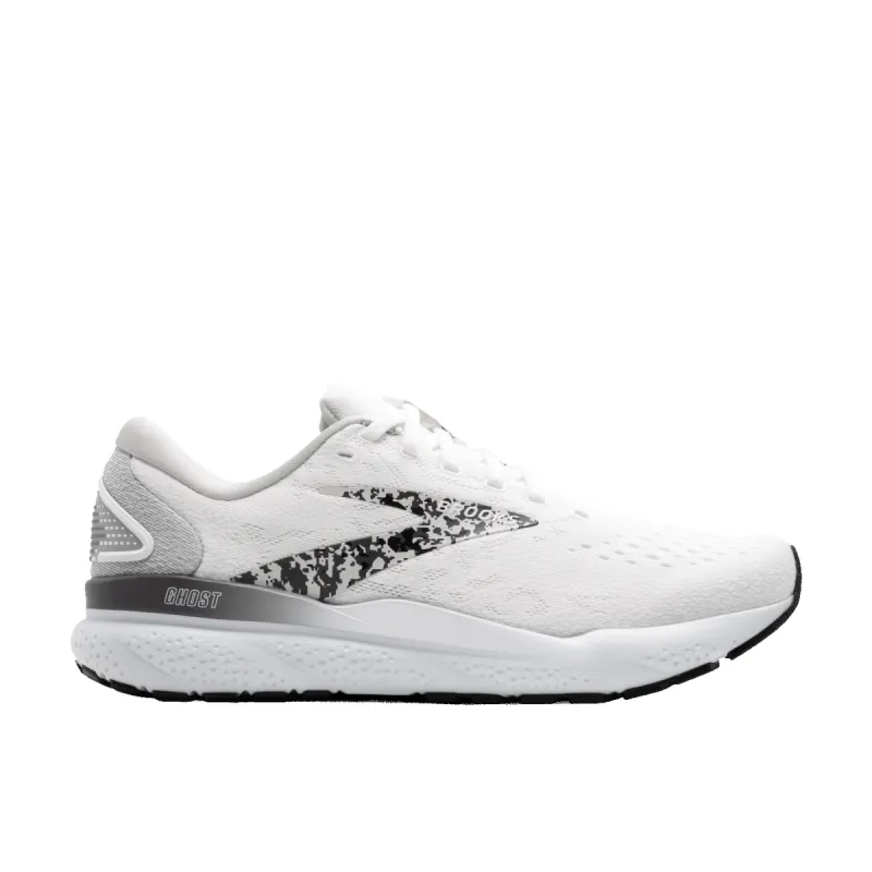 Brooks Womens Ghost 16-White/Oyster/Lava sold by Sportsmans Warehouse