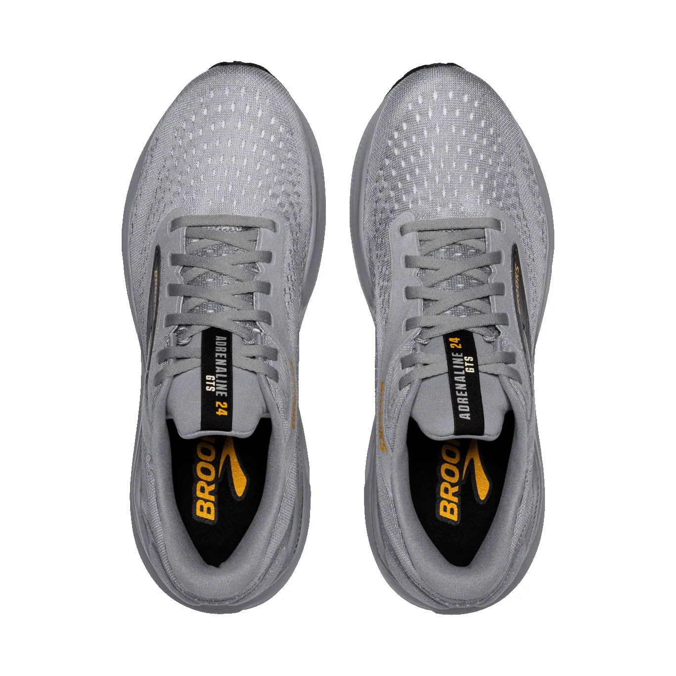 Brooks Mens Adrenaline GTS 24-Alloy/White/Gold sold by Sportsmans Warehouse product image thumbnail 4