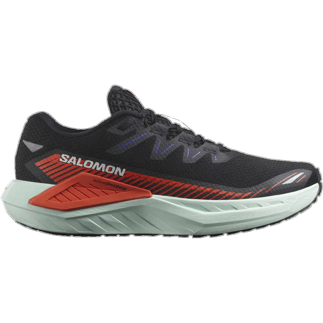 Salomon DRX Defy GRVL Womens Running Shoe-Black/Cherry Tom/Bay-7 sold by Sportsmans Warehouse