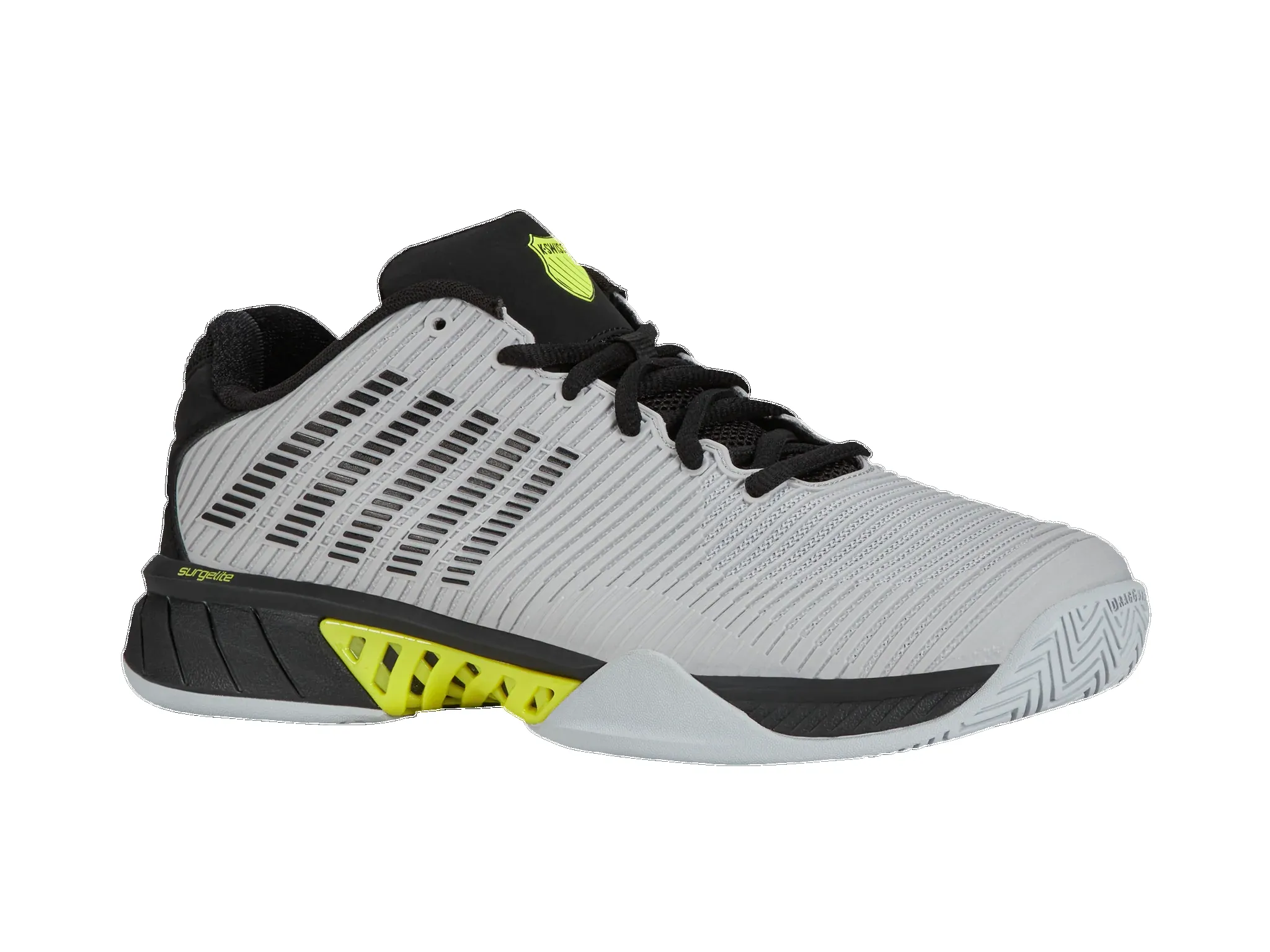 K-Swiss Mens HyperCourt Express 2 Tennis Shoe Micro/Blk/Yl sold by Sportsmans Warehouse product image thumbnail 2