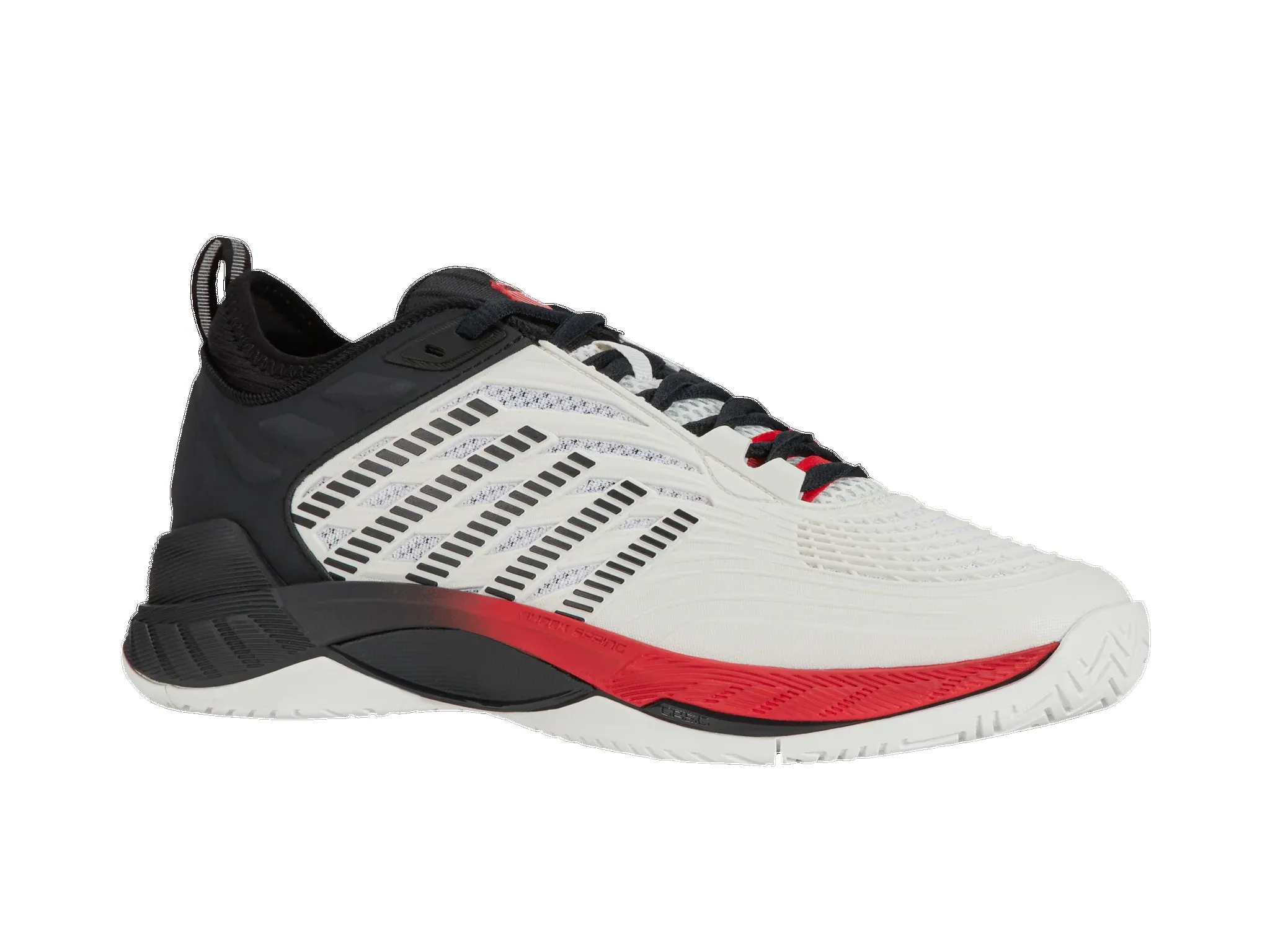 K-Swiss Mens HyperCourt Supreme AC Tennis Shoe Wht/Limo/Red sold by Sportsmans Warehouse product image thumbnail 3