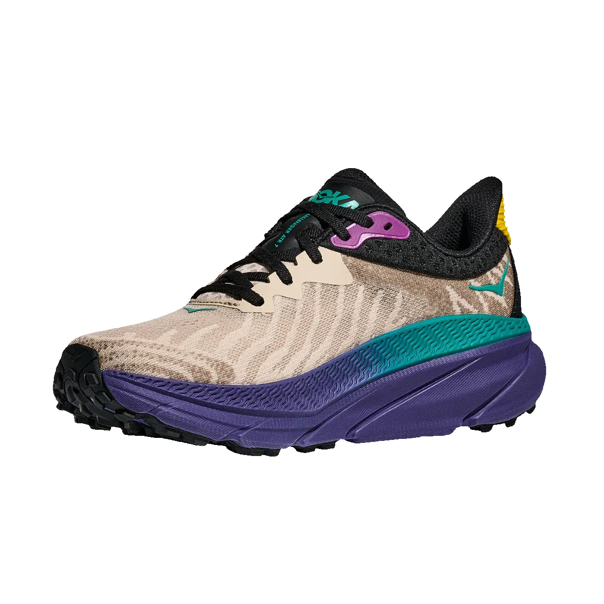 Hoka Mens Challenger Atr 7-Oatmeal/Mountain Iris sold by Sportsmans Warehouse product image thumbnail 3
