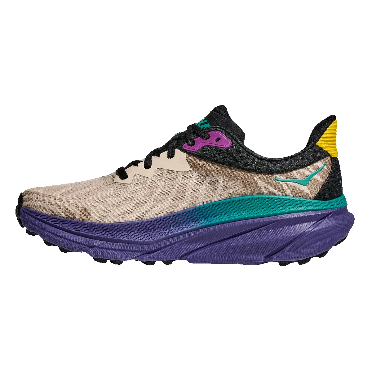 Hoka Mens Challenger Atr 7-Oatmeal/Mountain Iris sold by Sportsmans Warehouse product image thumbnail 4