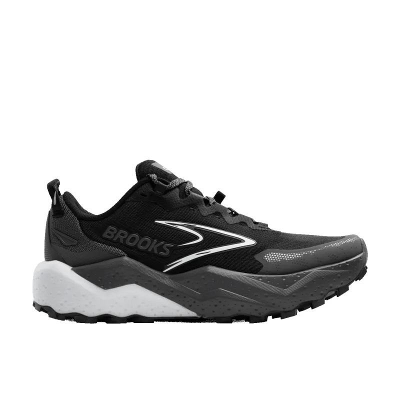 Brooks Mens Caldera 8 D-Black/Blackened Pearl made by Brooks