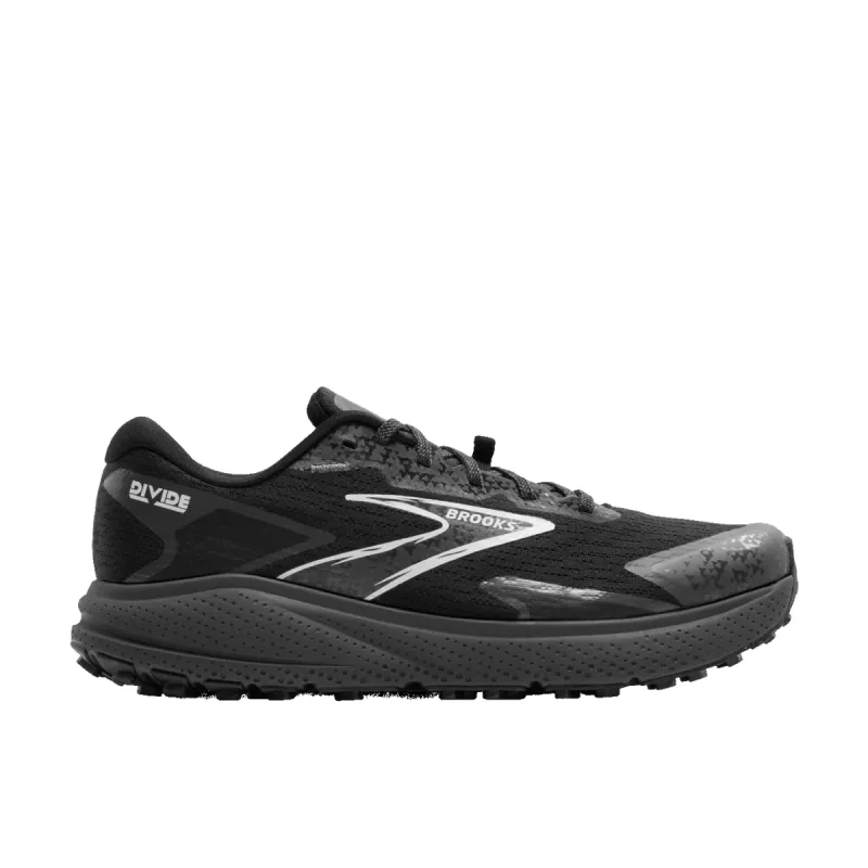 Brooks Mens Divide 5 D-Black/Ebony/White made by Brooks