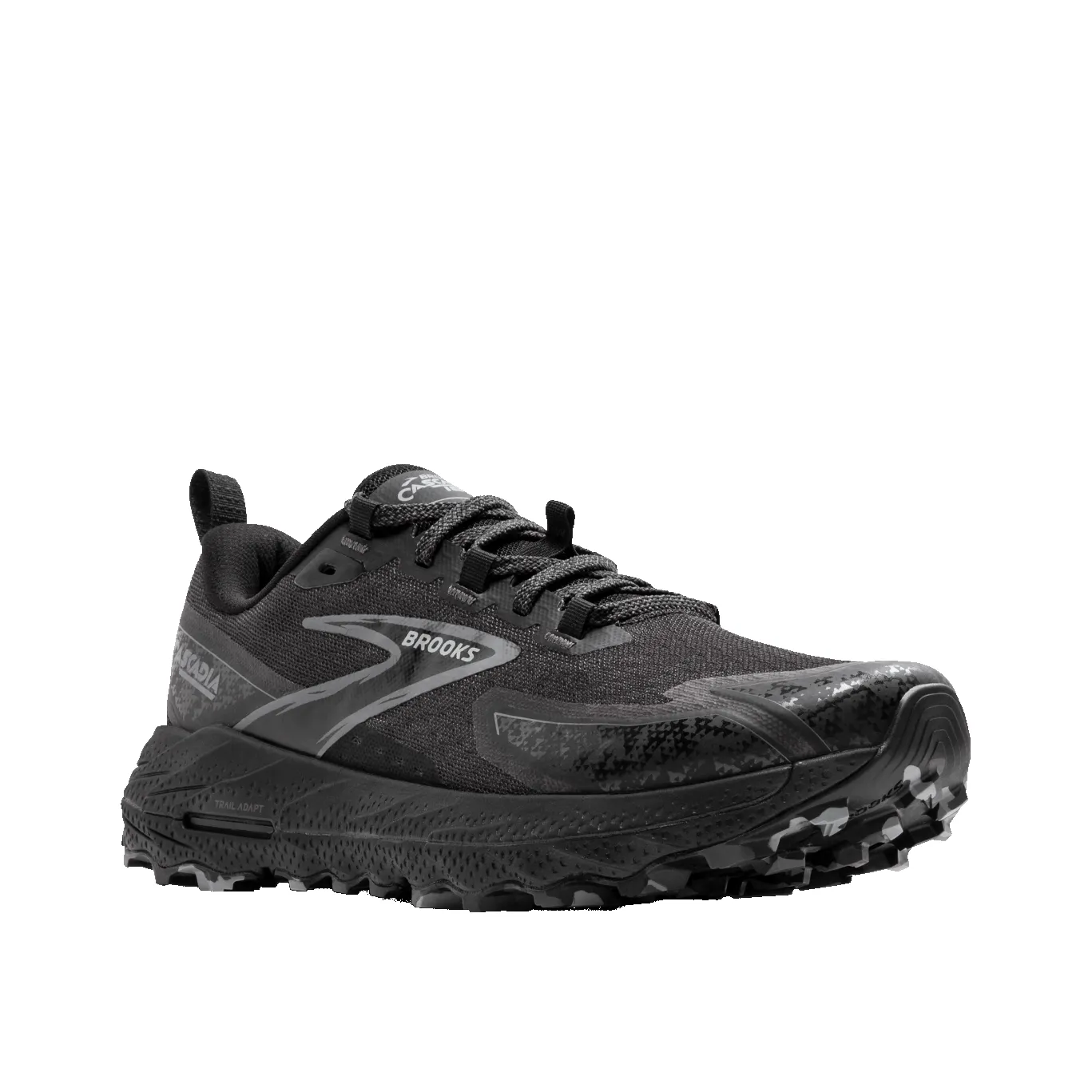 Brooks Mens Tail Shoe Cascadia 18 D Black sold by Sportsmans Warehouse product image thumbnail 2