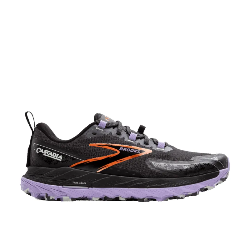 Brooks Womens Tail Shoe Cascadia 18 D Black sold by Sportsmans Warehouse