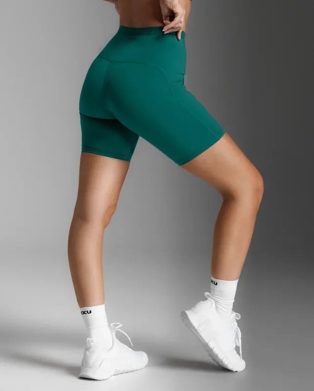 2XU Form Stash Hi-Rise Bike Short-Dark Moss/Dark Moss sold by Sportsmans Warehouse