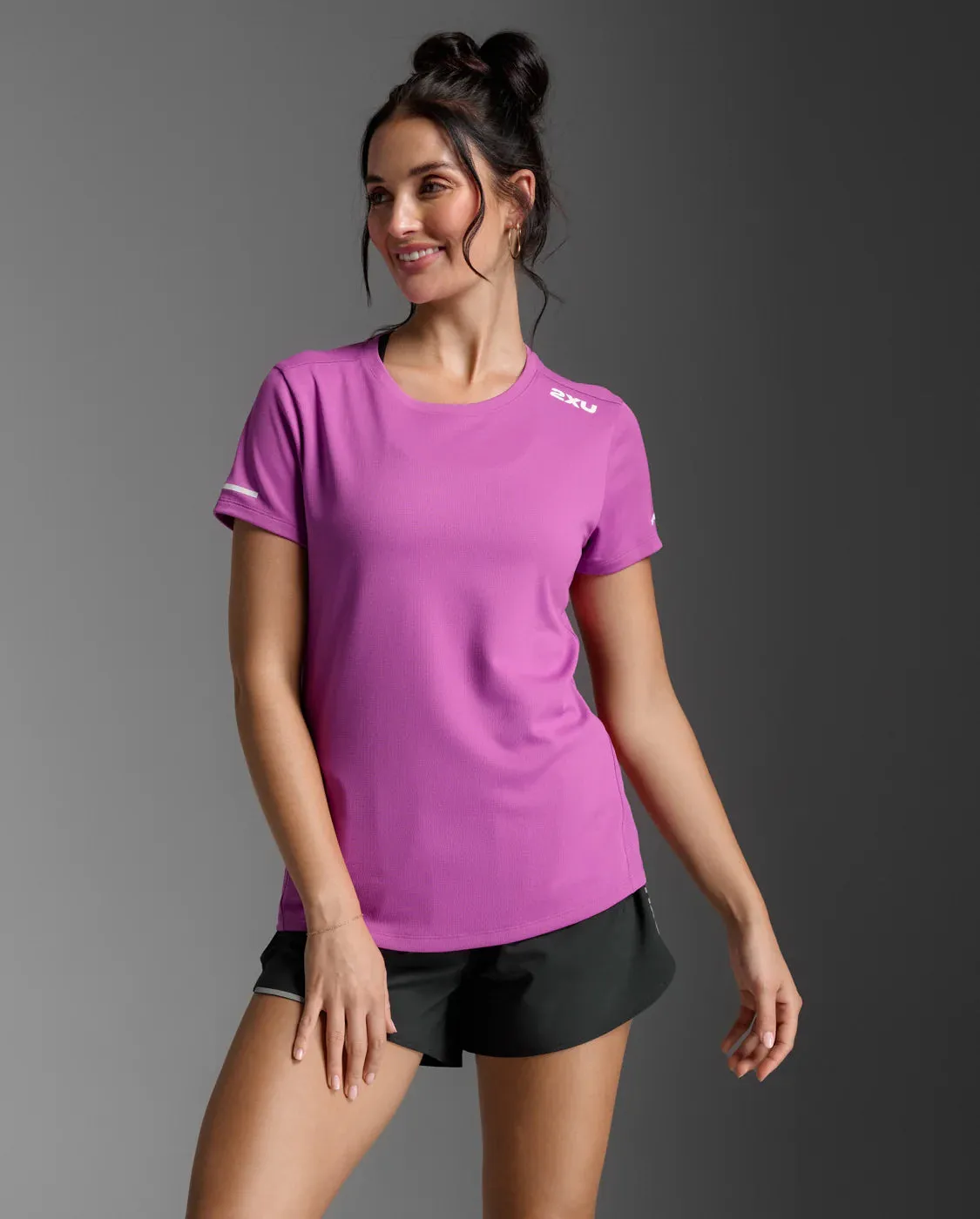 2XU Aero Tee-Hyper Violet/White Reflective sold by Sportsmans Warehouse product image thumbnail 2