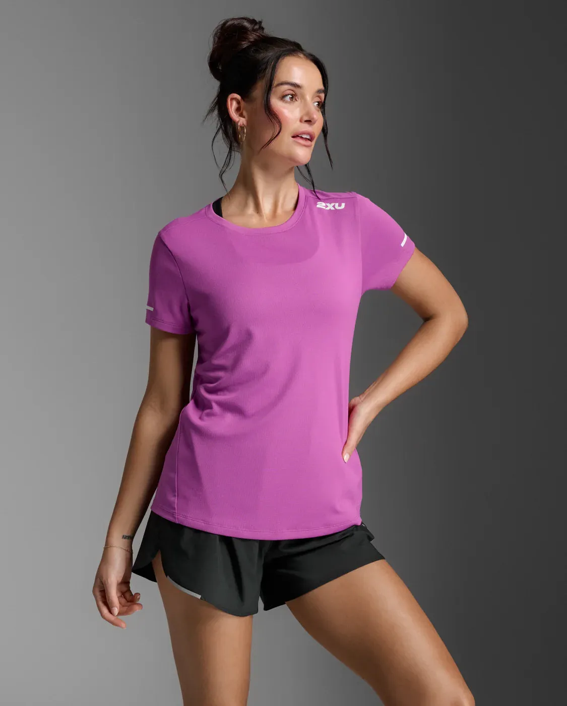 2XU Aero Tee-Hyper Violet/White Reflective sold by Sportsmans Warehouse product image thumbnail 4