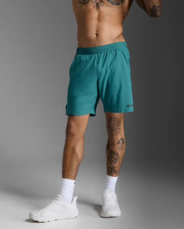 2XU Aero 7 Inch Shorts-Slate Green/Black Reflective sold by Sportsmans Warehouse