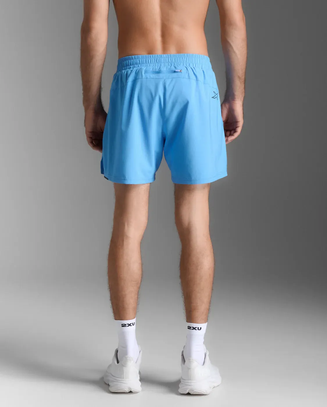 2XU Aero 5 Inch Shorts-Azure/Black Reflective sold by Sportsmans Warehouse product image thumbnail 3