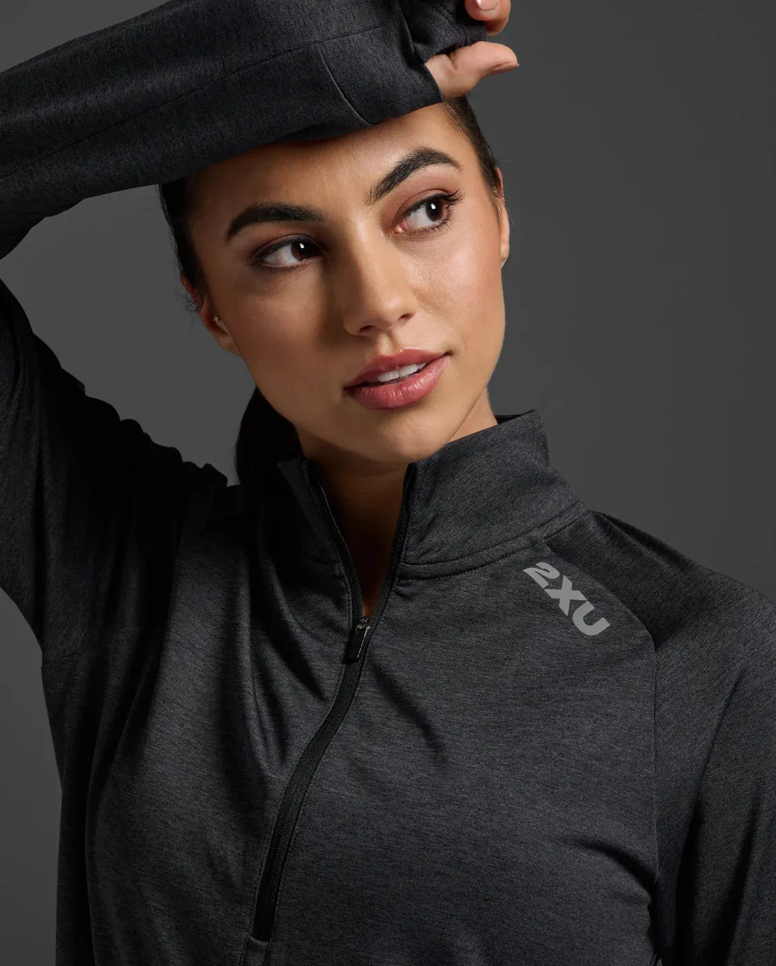 2XU Aero 1/2 Zip Black/Silver Reflective sold by Sportsmans Warehouse product image thumbnail 5