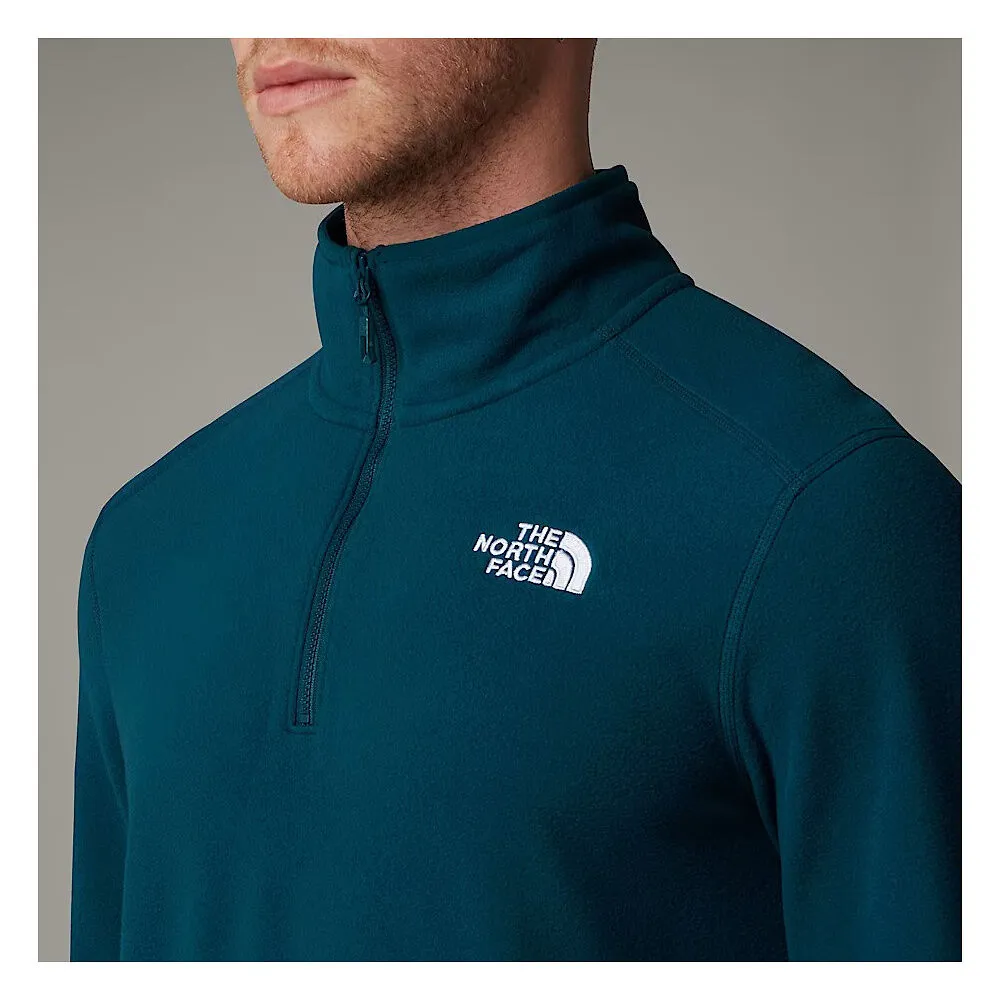 The North Face Mens 100 Glacier 1/4 Zip Fleece-Midnight sold by Sportsmans Warehouse product image thumbnail 3