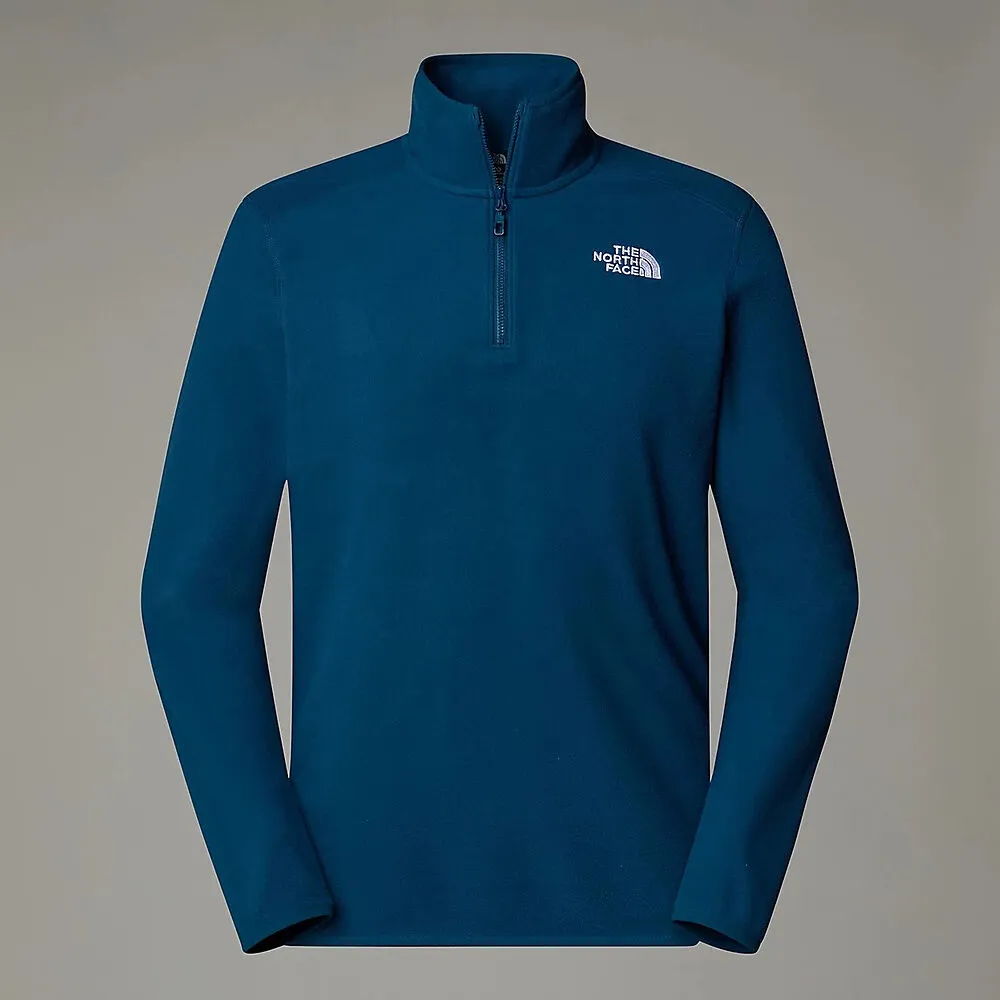 The North Face Mens 100 Glacier 1/4 Zip Fleece-Midnight sold by Sportsmans Warehouse product image thumbnail 4