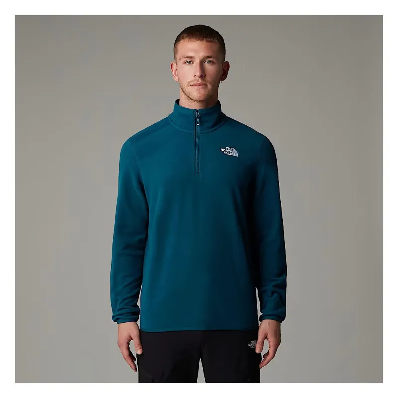 The North Face Mens 100 Glacier 1/4 Zip Fleece-Midnight sold by Sportsmans Warehouse