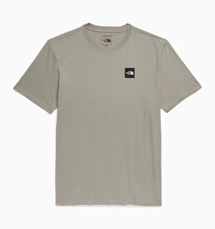 The North Face Mens SS Box Logo Tee-Clay Grey sold by Sportsmans Warehouse