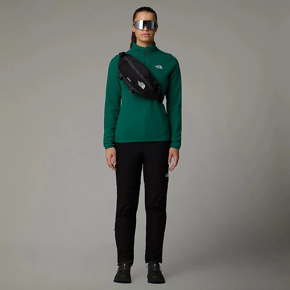 The North Face Womens 100 Glacier 1/4 Zip Fleece-Evergreen sold by Sportsmans Warehouse product image thumbnail 3