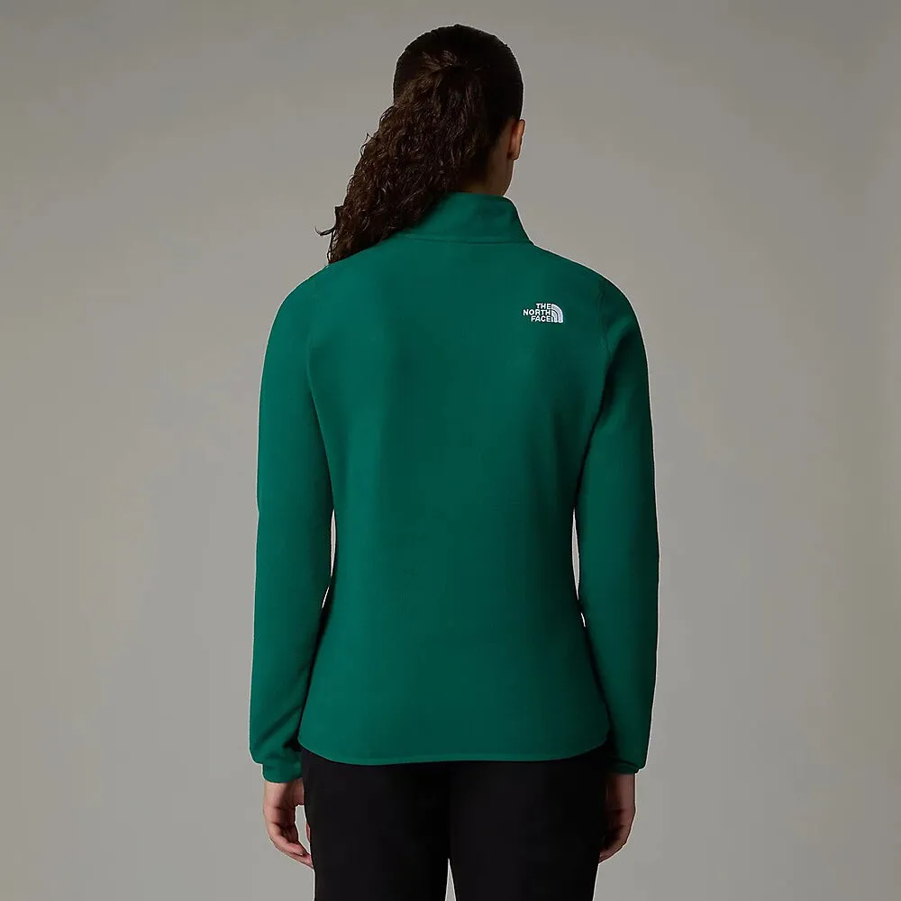 The North Face Womens 100 Glacier 1/4 Zip Fleece-Evergreen sold by Sportsmans Warehouse product image thumbnail 2