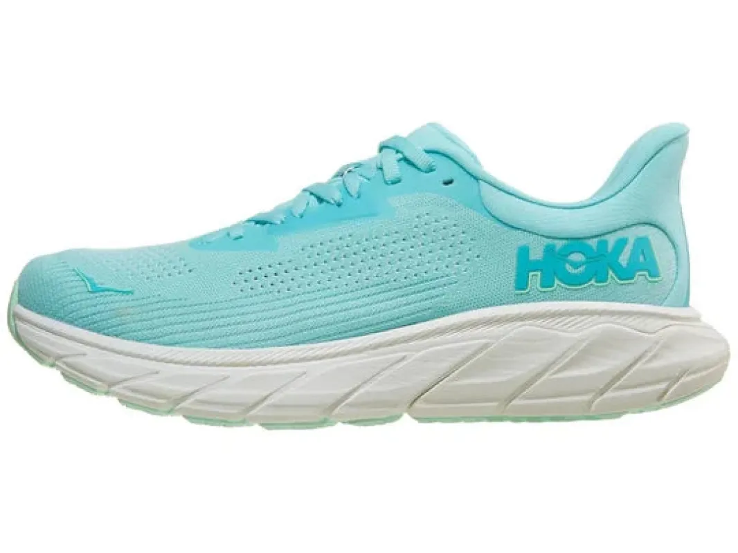 Hoka Womens Arahi 7 B-Blue Spark/Snow Melt sold by Sportsmans Warehouse