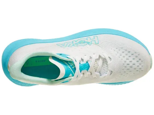 Hoka Womens Mach 6 B-White/Cielo Blue sold by Sportsmans Warehouse product image thumbnail 3