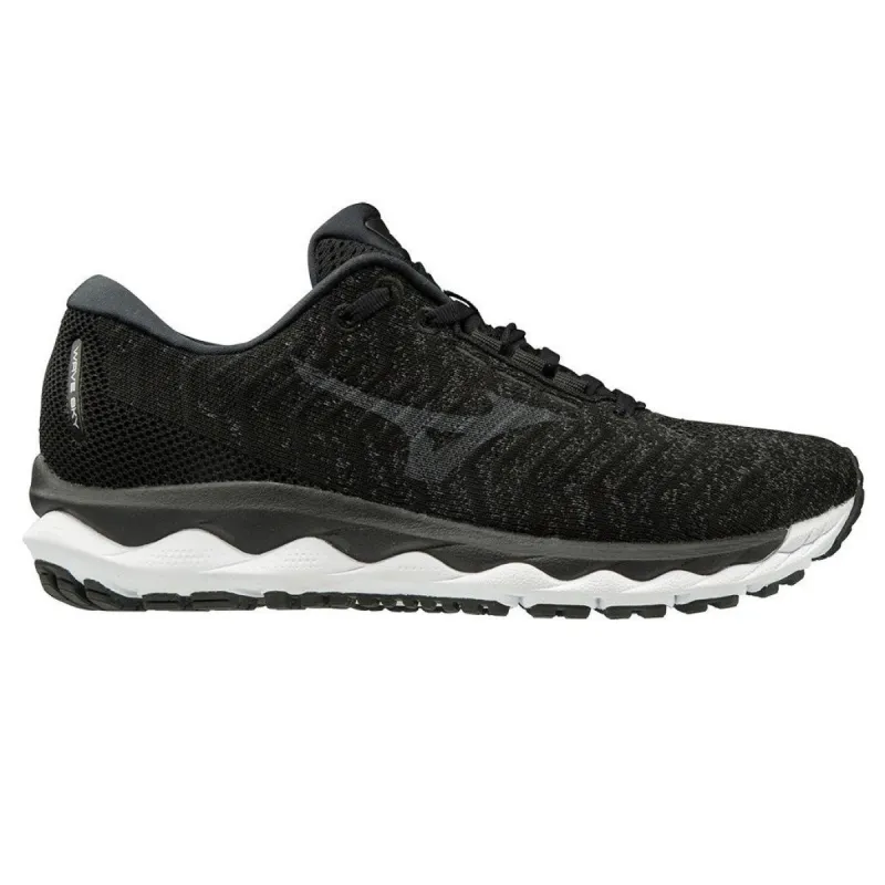 Mizuno Wave Sky Waveknit 3 Mens Running Shoe - QShade/Black sold by Sportsmans Warehouse