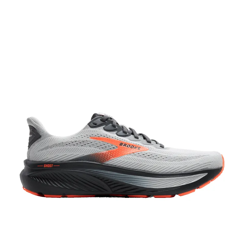 Brooks Mens Running Shoe Ghost 17 D Grey sold by Sportsmans Warehouse