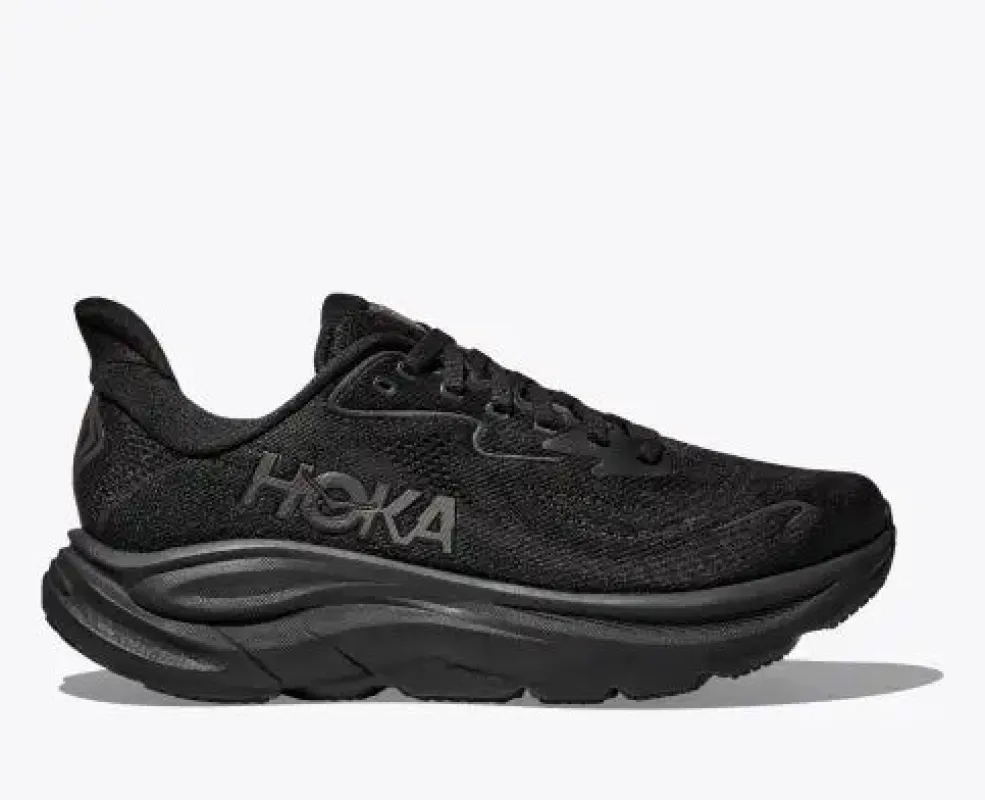 Hoka Womens Clifton 10 B-Black/Black sold by Sportsmans Warehouse