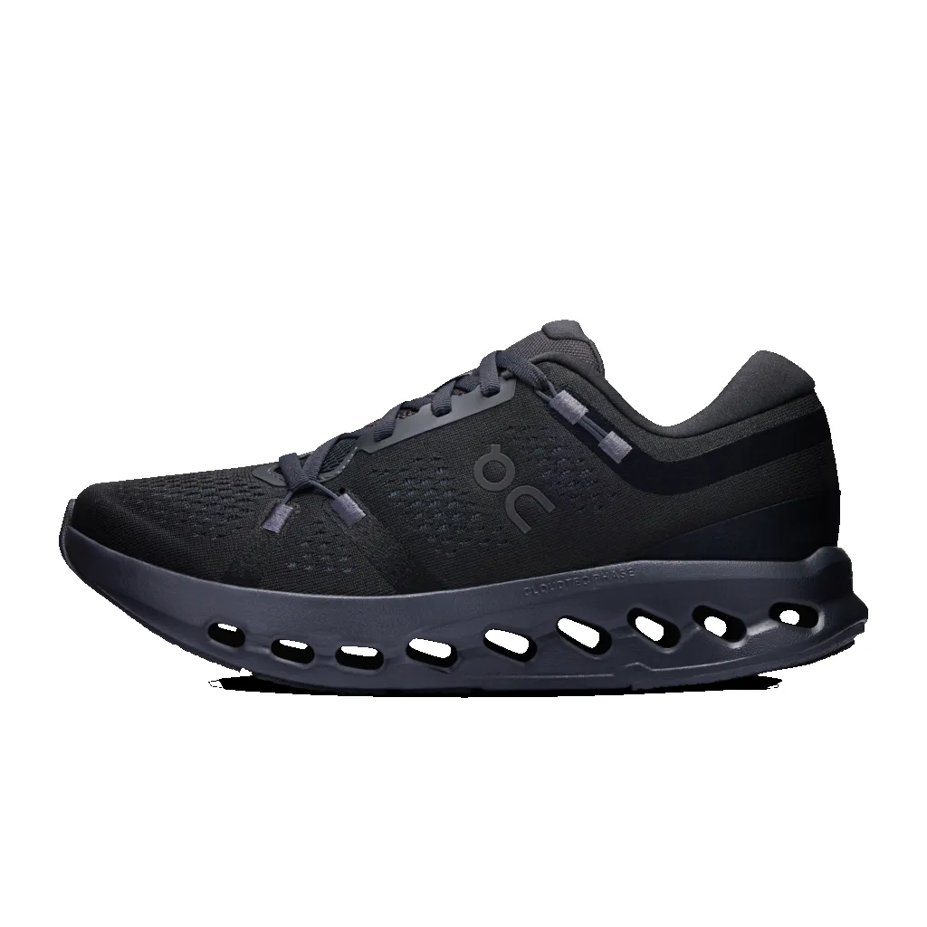 ON Cloudsurfer 2 D-Black/Black sold by Sportsmans Warehouse