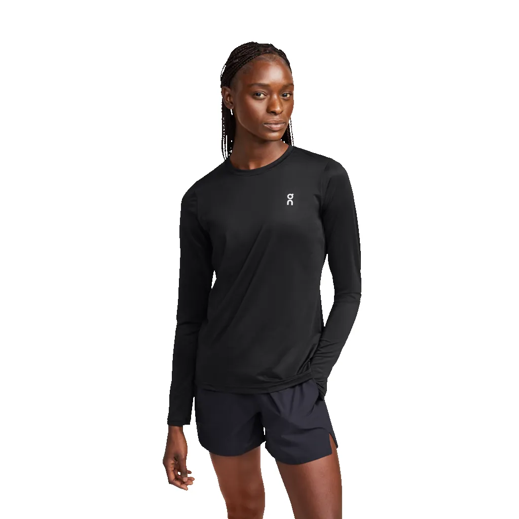 ON Womens Running Long Tee Black sold by Sportsmans Warehouse