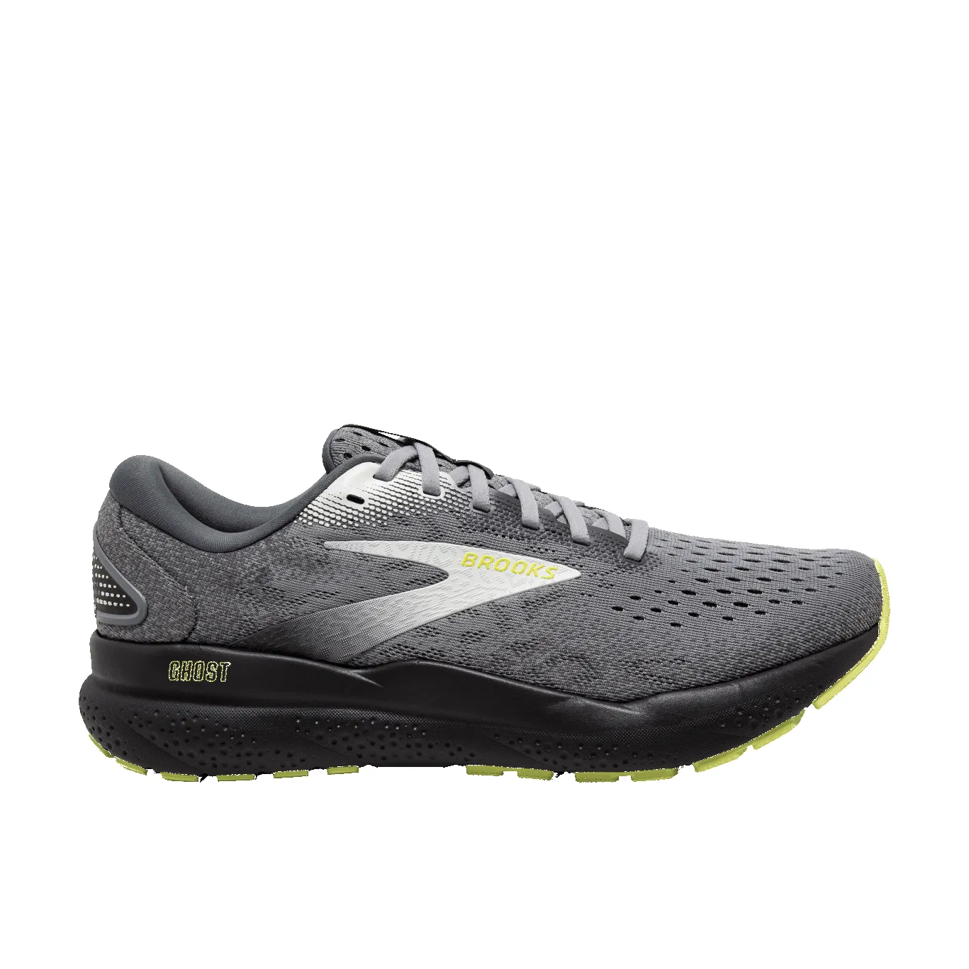 Brooks Mens Running Shoe Ghost 16 B (narrow) Grey sold by Sportsmans Warehouse